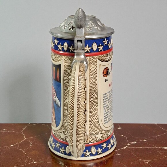 Joe Montana 49ers Super Bowl XXIII Beer Stein Tankard "The Comeback Kid" 1996 - Picture 5 of 12